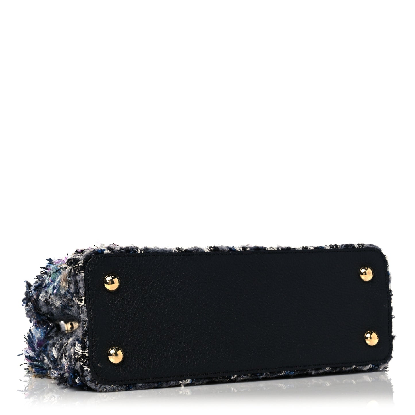 Tweed Calfskin Capucines MM Multicolor