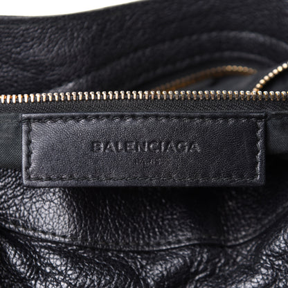 Balenciaga Chevre Gold Metallic Edge Hardware Velo Black 9 of 14
