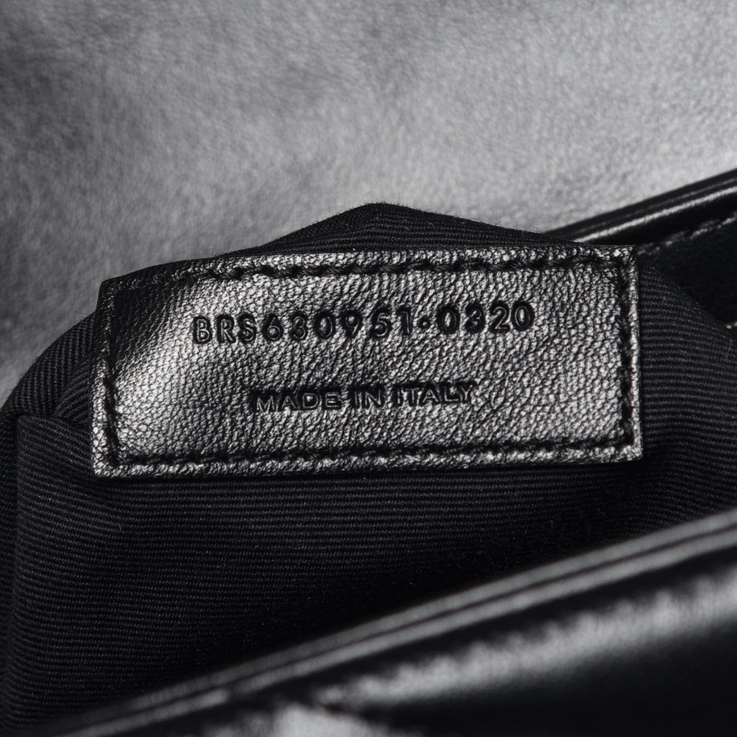 Saint Laurent Calfskin Y Quilted Monogram Toy Loulou Crossbody Bag Black 7 of 9