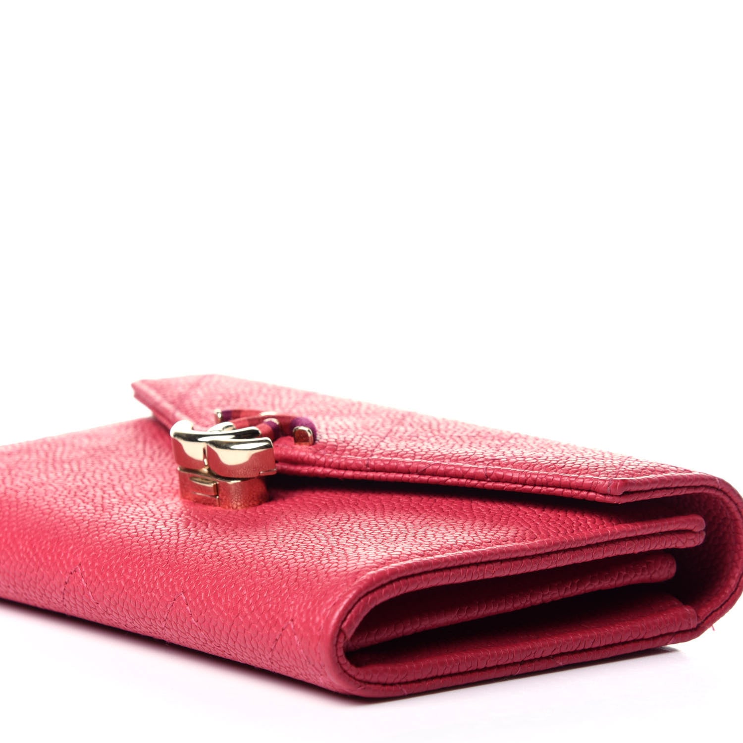 Chanel Caviar Quilted Medium CC Box Flap Wallet Pink 10 of 12