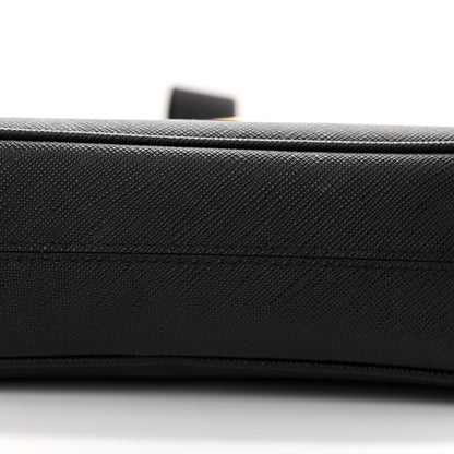 Prada Saffiano Lux Re-Edition 2005 Shoulder Bag Black 11 of 12