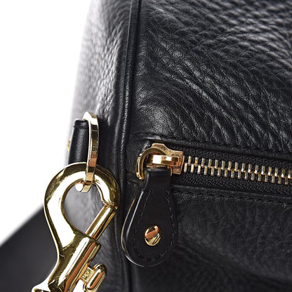 Versace Cervo Embossed Vitello Signature Duffle Bag Black 10 of 18