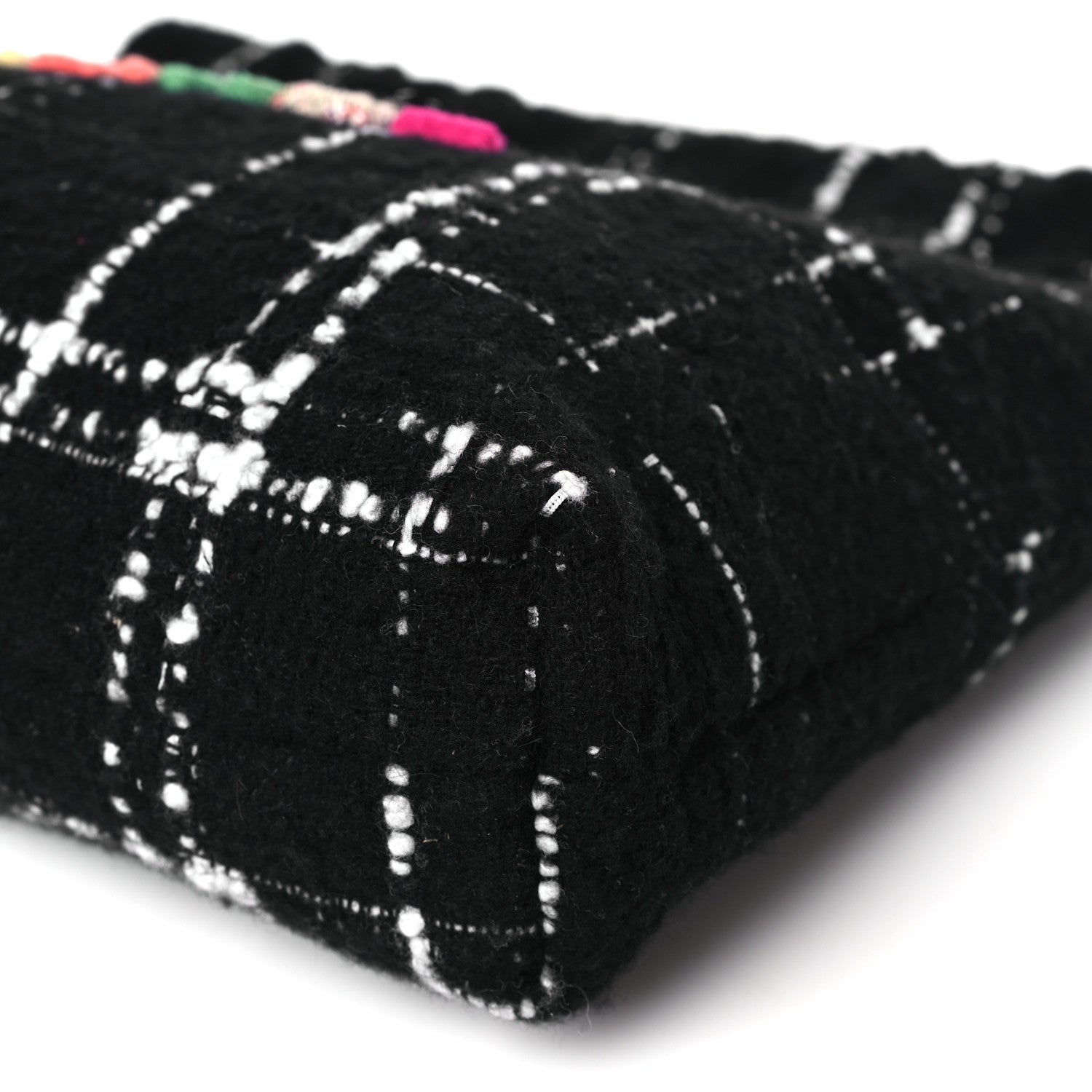 Chanel Wool Tweed Quilted Chanel 22 Black Multicolor 10 of 10