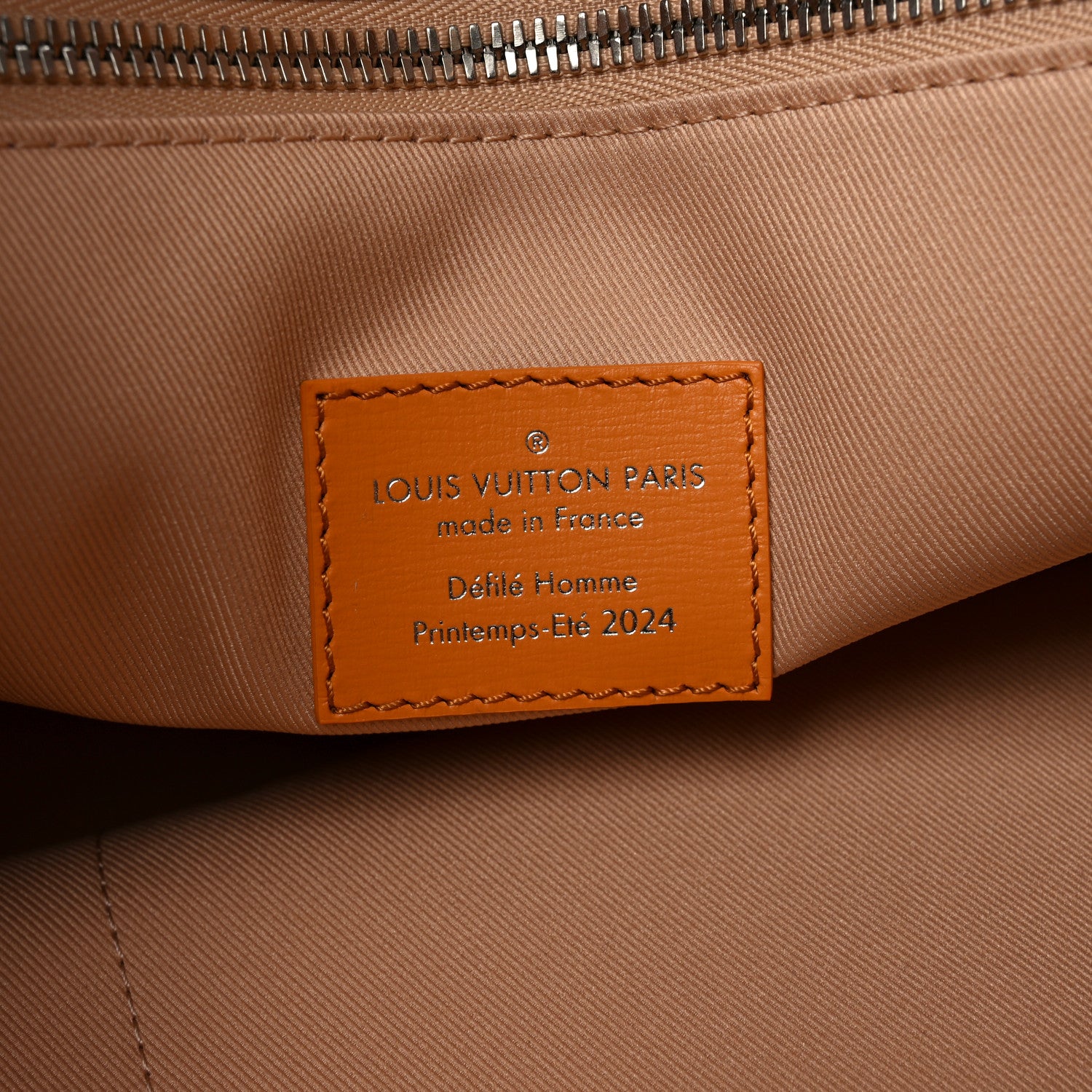 Louis Vuitton Cowhide Shopper Bag MM Safran 6 of 9