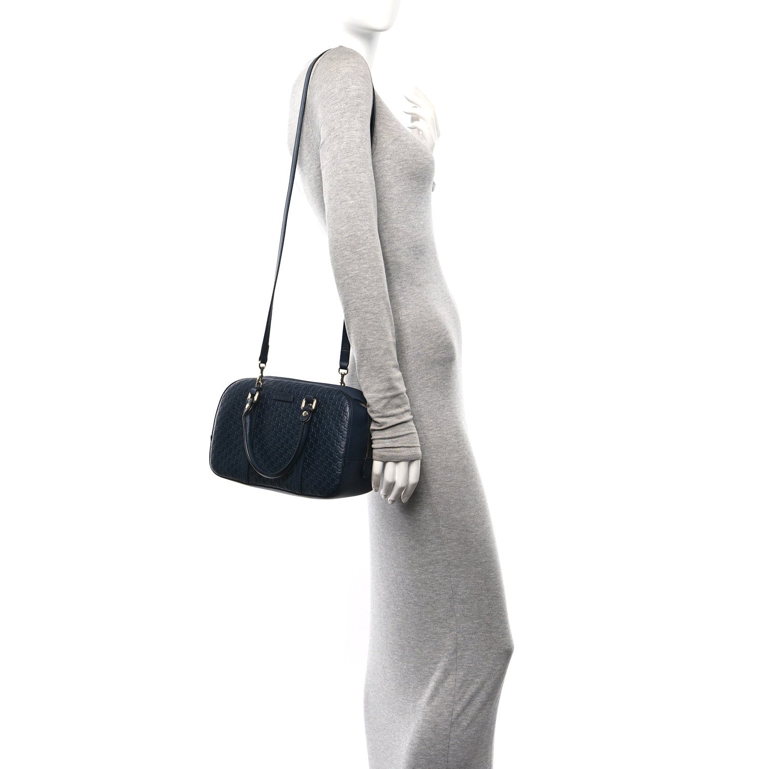 Gucci Microguccissima Medium Crossbody Bag Blue 2 of 10