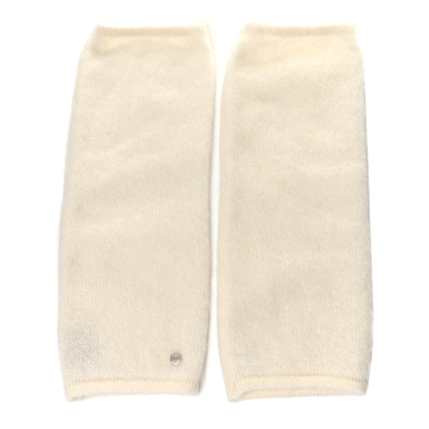 Cashmere Silk Knit Diva Gloves And Mitten Set Ecru