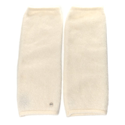 Hermes Cashmere Silk Knit Diva Gloves And Mitten Set Ecru 3 of 5