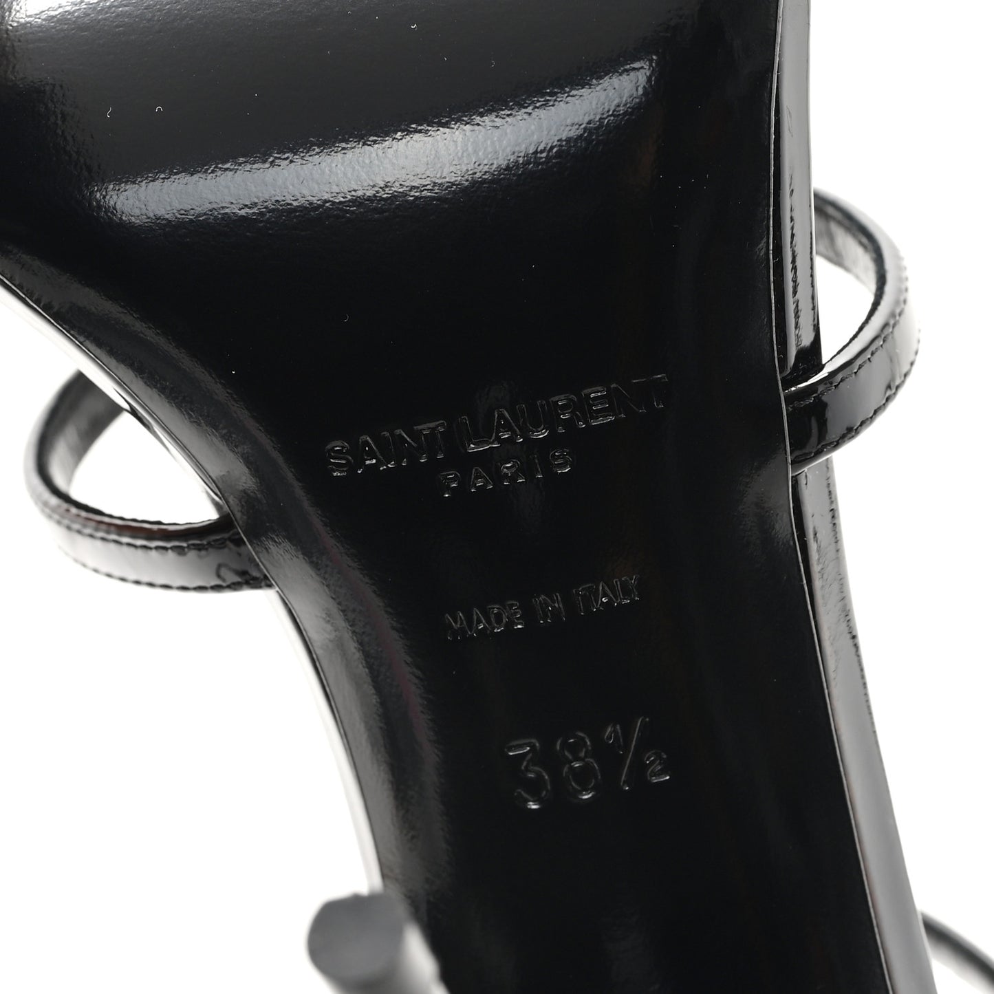 Patent Cassandra 100 Sandals 38.5 Black
