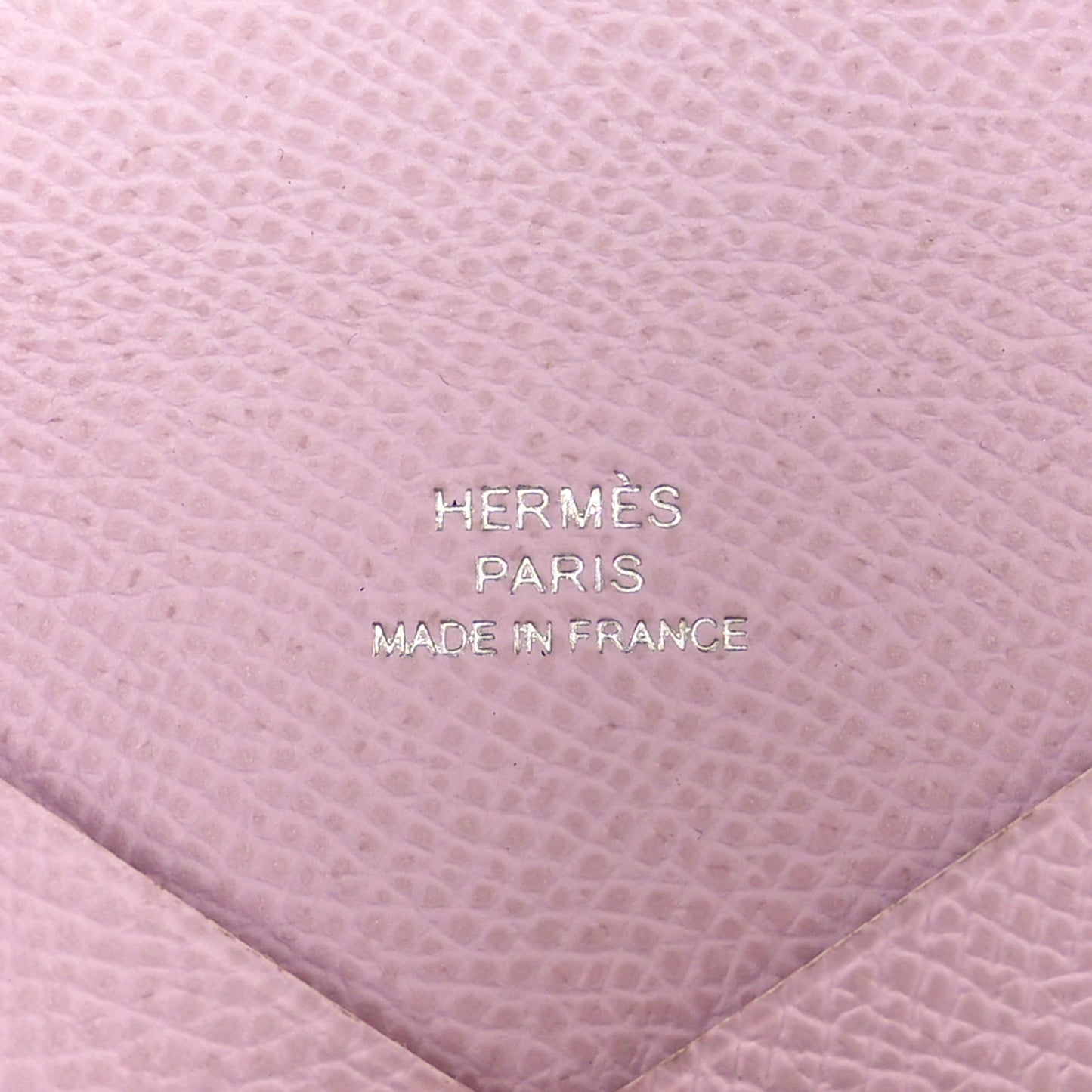 Epsom Calvi Duo Card Case Mauve Pale