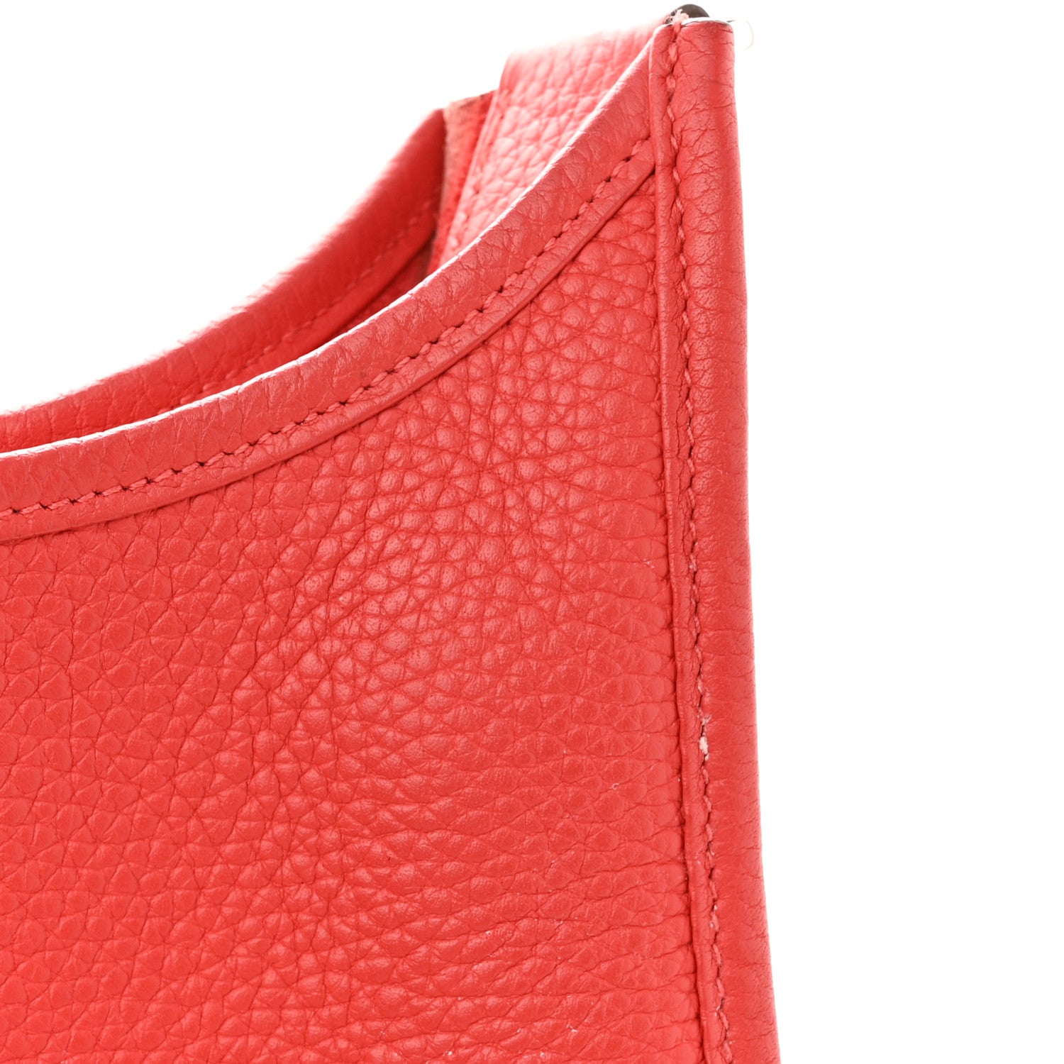Hermes Taurillon Clemence Evelyne III PM Rouge Pivoine 11 of 15