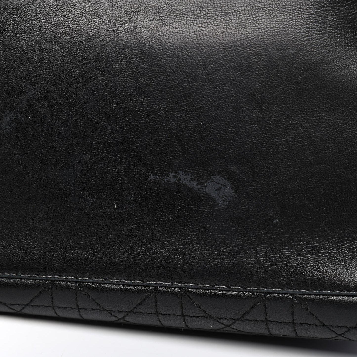 Lambskin Cannage Small Soft Lady Dior Tote Black