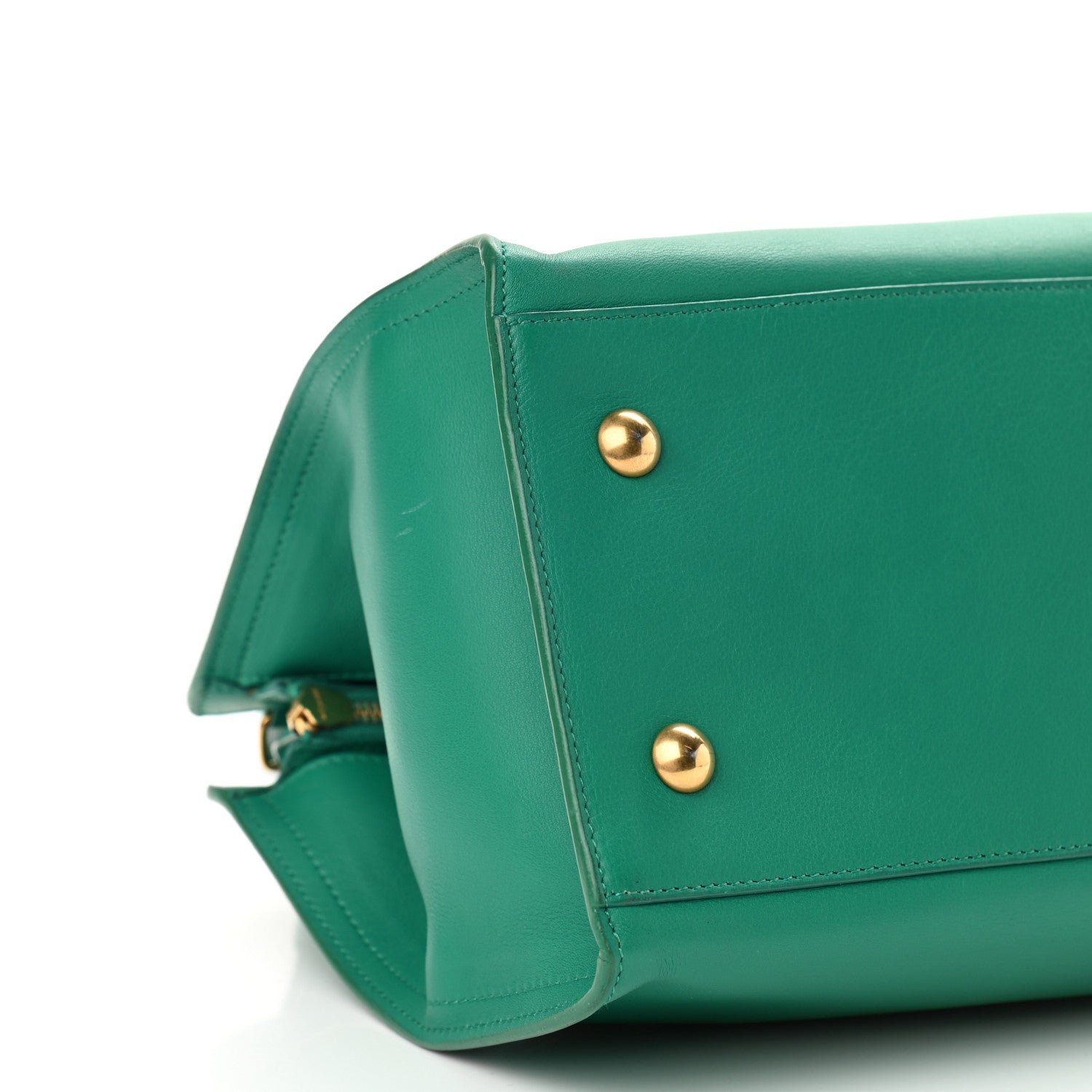 Saint Laurent Calfskin Small Classic Y Cabas Green 8 of 11