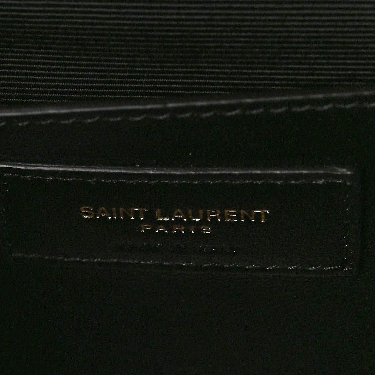 Saint Laurent Grain De Poudre Textured Mixed Matelasse Medium Triquilt Monogram Satchel Dark Latte 7 of 10