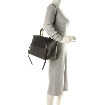 Celine Goatskin Smooth Calfskin Mini Belt Bag Dark Taupe 2 of 8