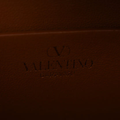 Valentino Garavani Metallic Nappa Mini Vlogo Moon Hobo Bag Gold 6 of 9