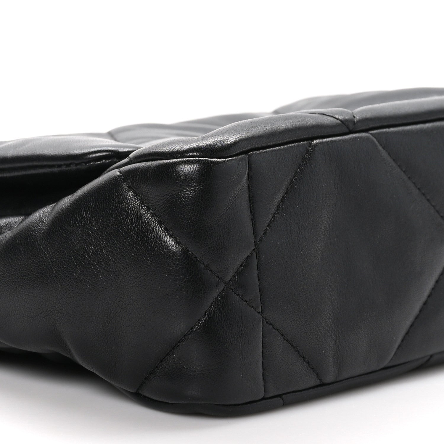 Chanel Goatskin Quilted Medium Chanel 19 Flap Black 9 of 11