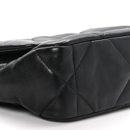 Chanel Goatskin Quilted Medium Chanel 19 Flap Black 9 of 11