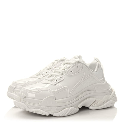Balenciaga Rubber Monocolor Womens Triple S Sneakers 39 White 3 of 8