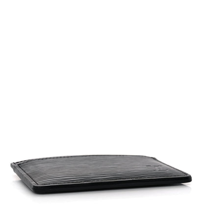 Louis Vuitton Epi Card Holder Black 4 of 10