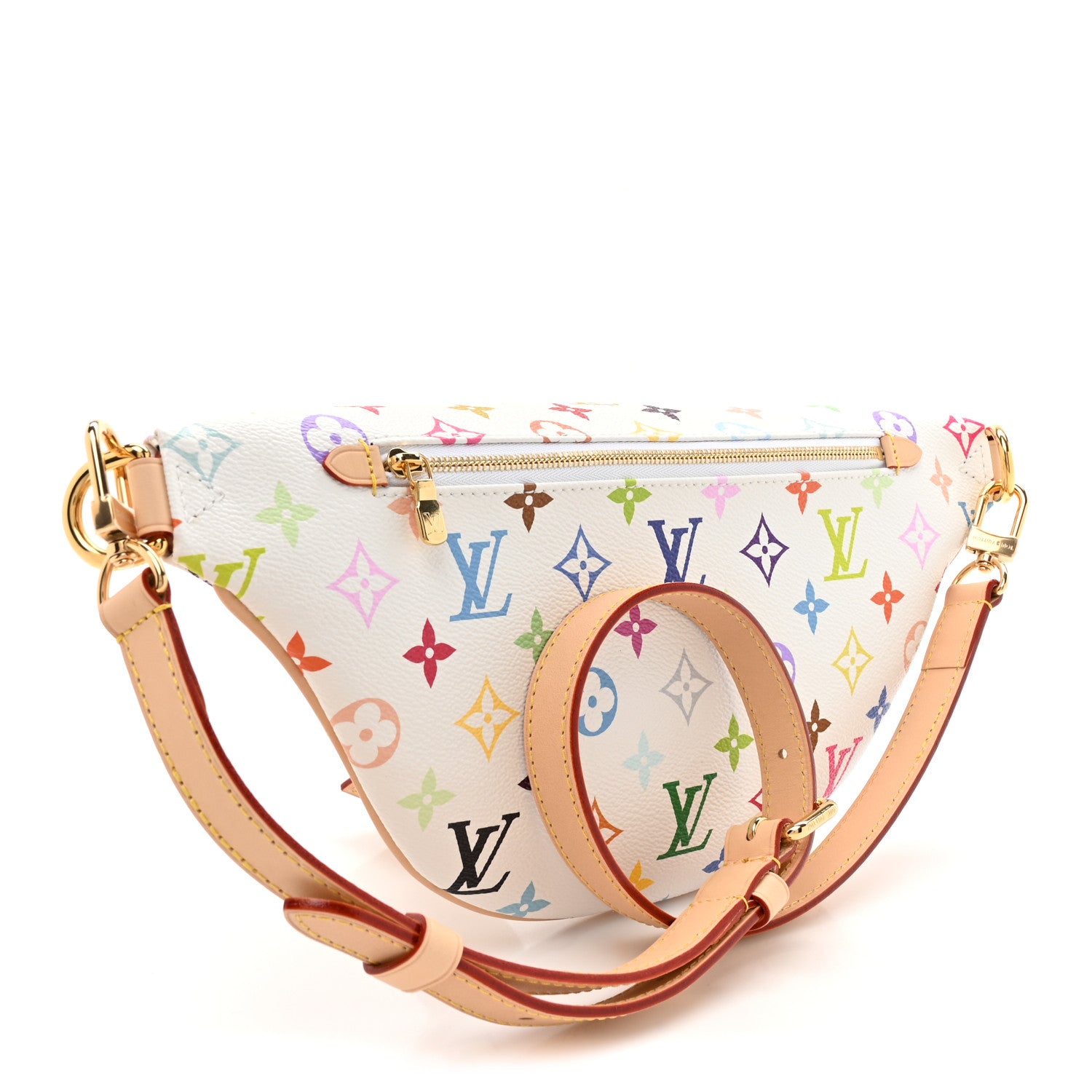 Louis Vuitton LV X TM Monogram Multicolor High Rise Bumbag White 3 of 10