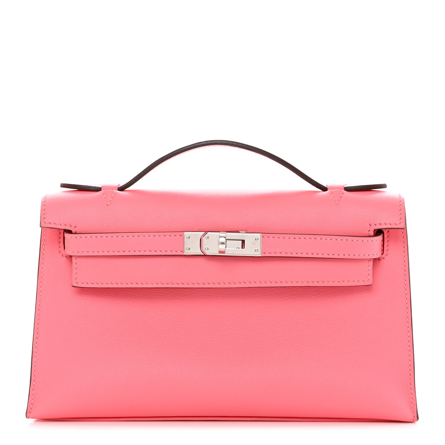 Hermes Swift Kelly Pochette Clutch Rose Azalee 1 of 10