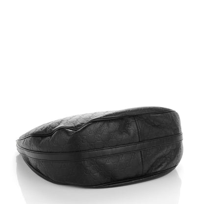 Gucci Guccissima Large GG Twins Hobo Black 4 of 8