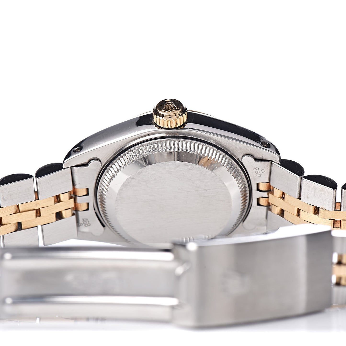Stainless Steel 18K Yellow Gold Diamond 26mm Oyster Perpetual Datejust Watch Champagne 69163