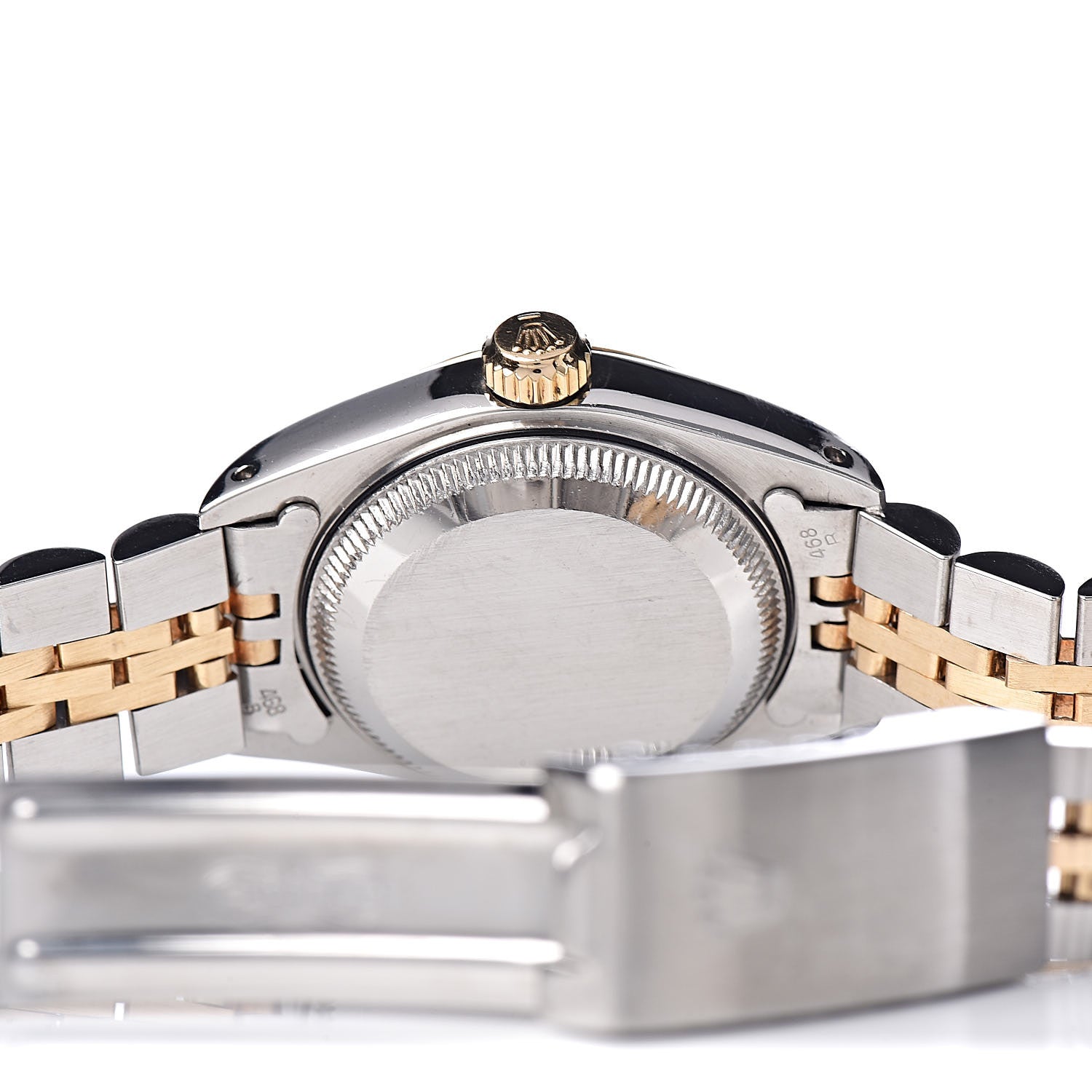 Rolex Stainless Steel 18K Yellow Gold Diamond 26mm Oyster Perpetual Datejust Watch Champagne 69163 6 of 6