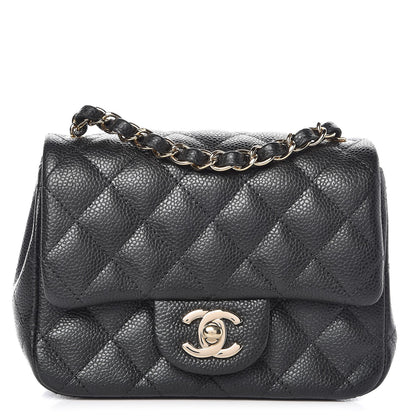Chanel Caviar Quilted Mini Square Flap Dark Grey 1 of 8