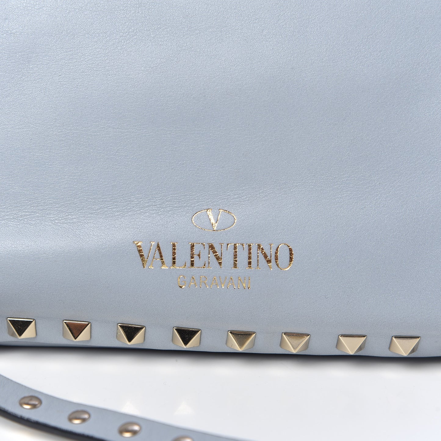 Vitello Small Rockstud Tote Grey