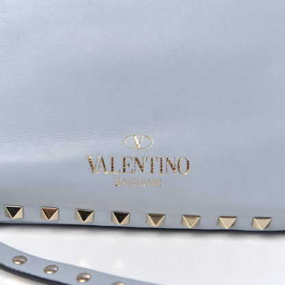 Valentino Garavani Vitello Small Rockstud Tote Grey 13 of 19