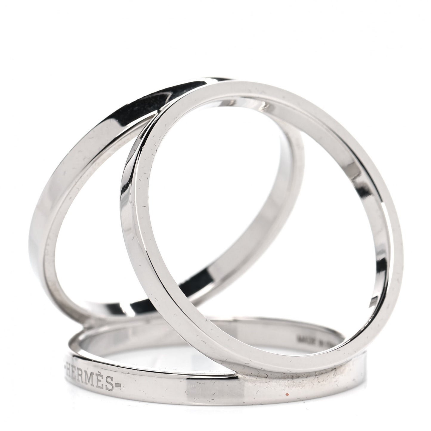 Palladium Trio Scarf Ring