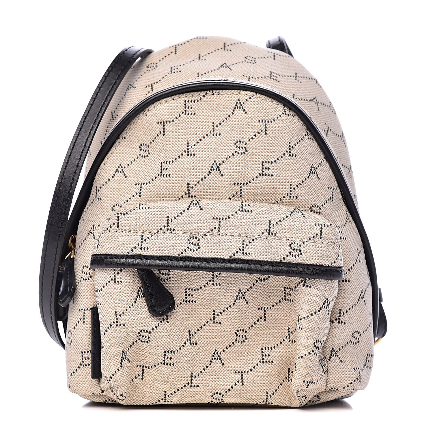 Stella McCartney Canvas Mini Stella Logo Backpack Neutral 1 of 9