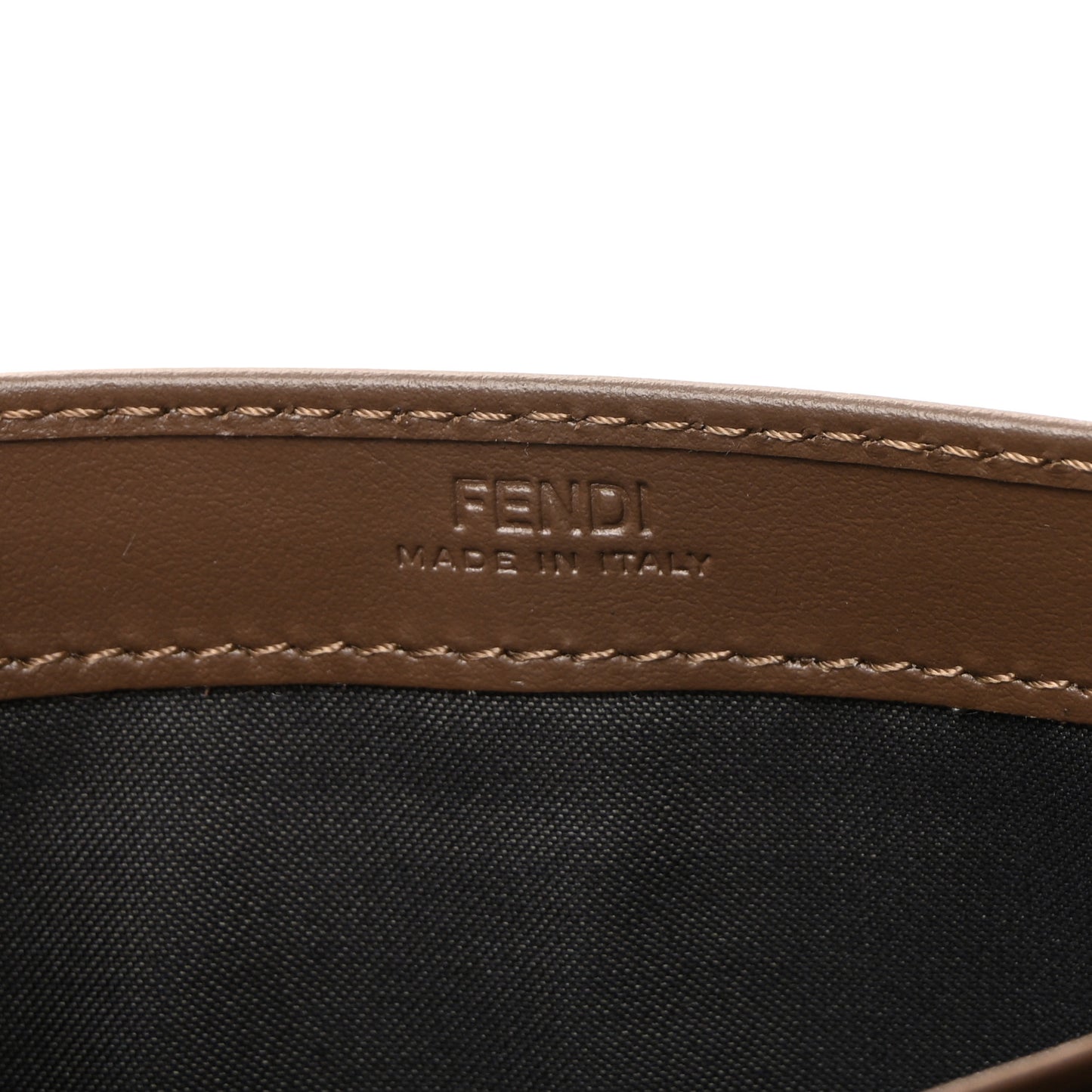 Vitello Soft F is Fendi Bi-Color FF 1974 Embossed Continental Envelope Wallet On Chain Maya Black