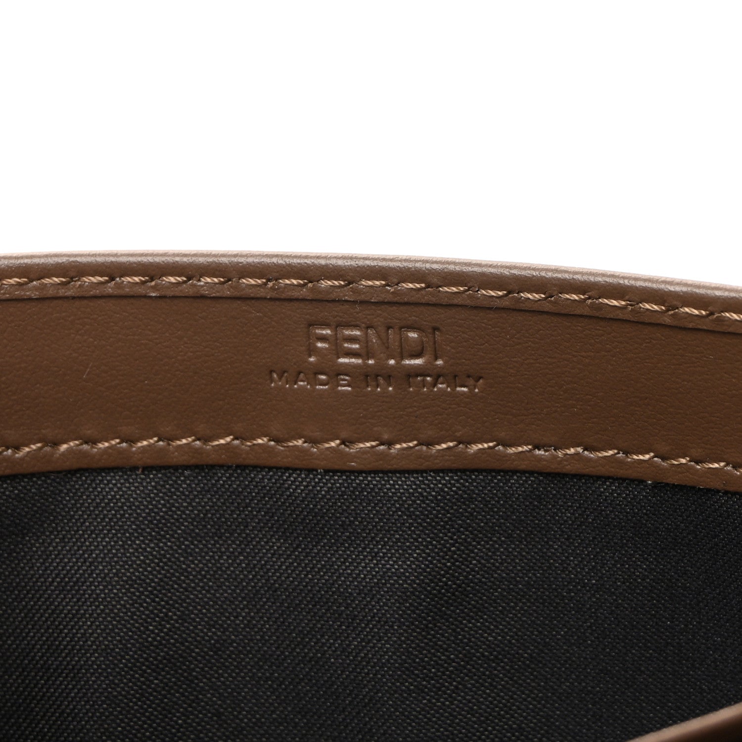 Fendi Vitello Soft F is Fendi Bi-Color FF 1974 Embossed Continental Envelope Wallet On Chain Maya Black 6 of 11