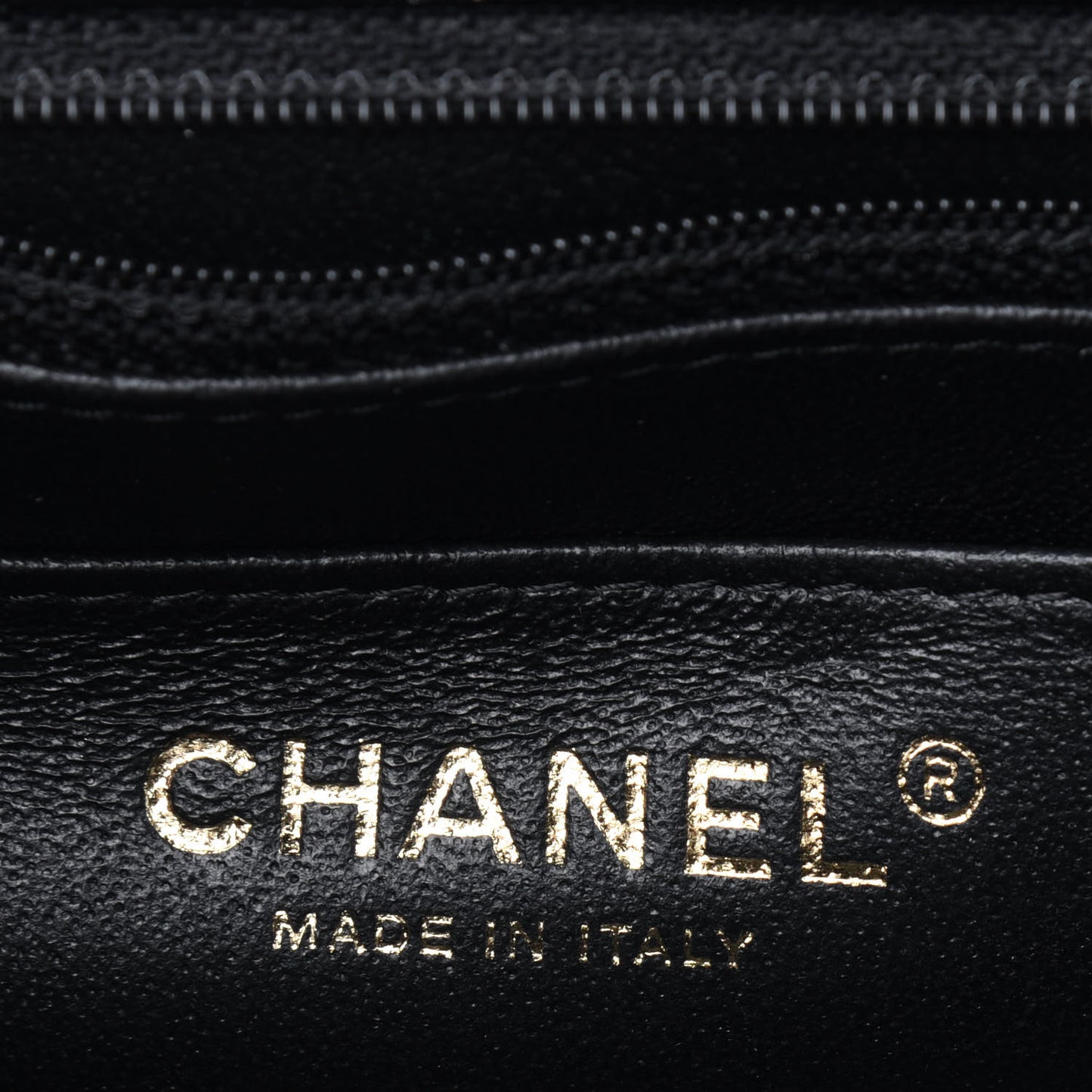 Lambskin Quilted Mini Square Flap Black