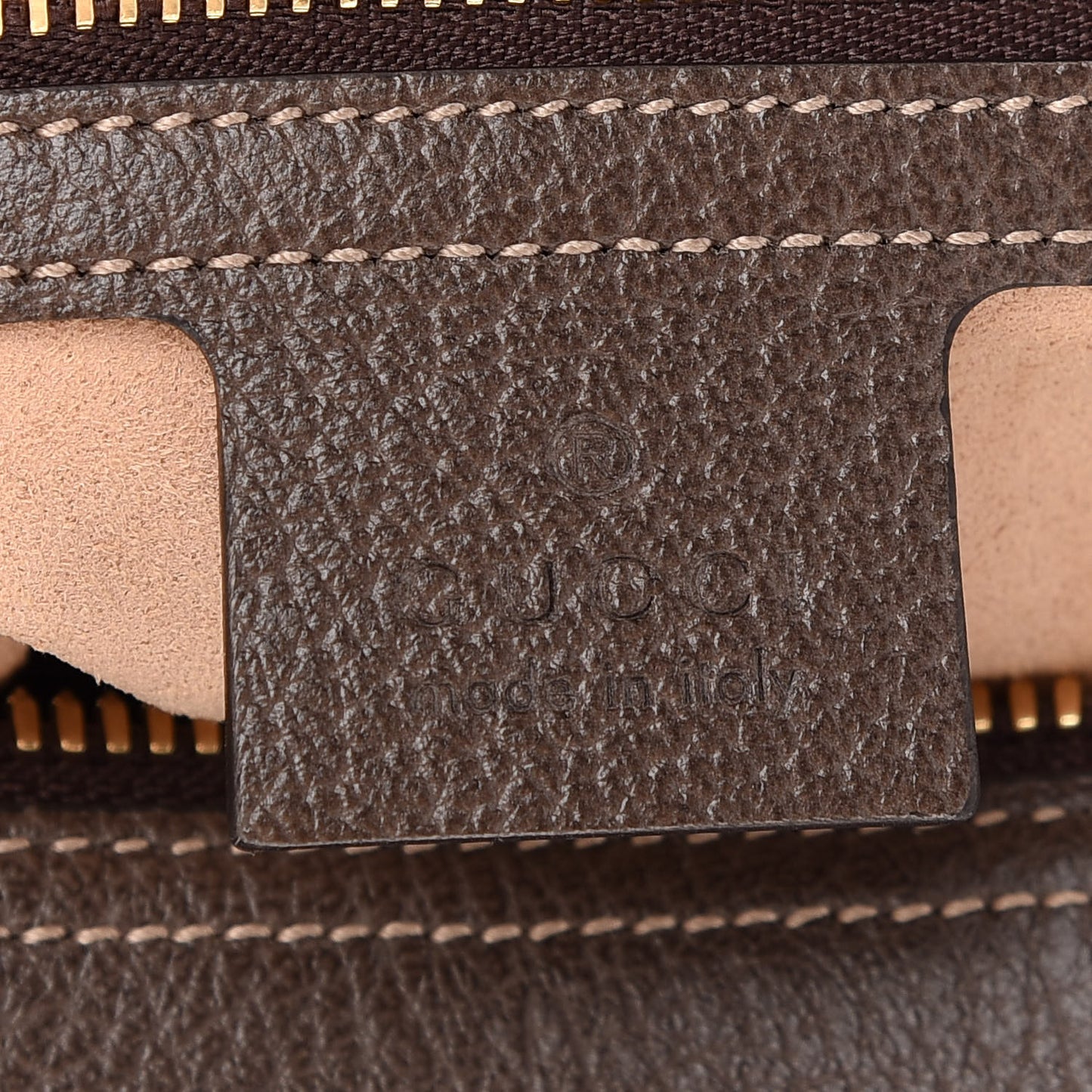 GG Supreme Monogram Web Small Ophidia Shoulder Bag Brown