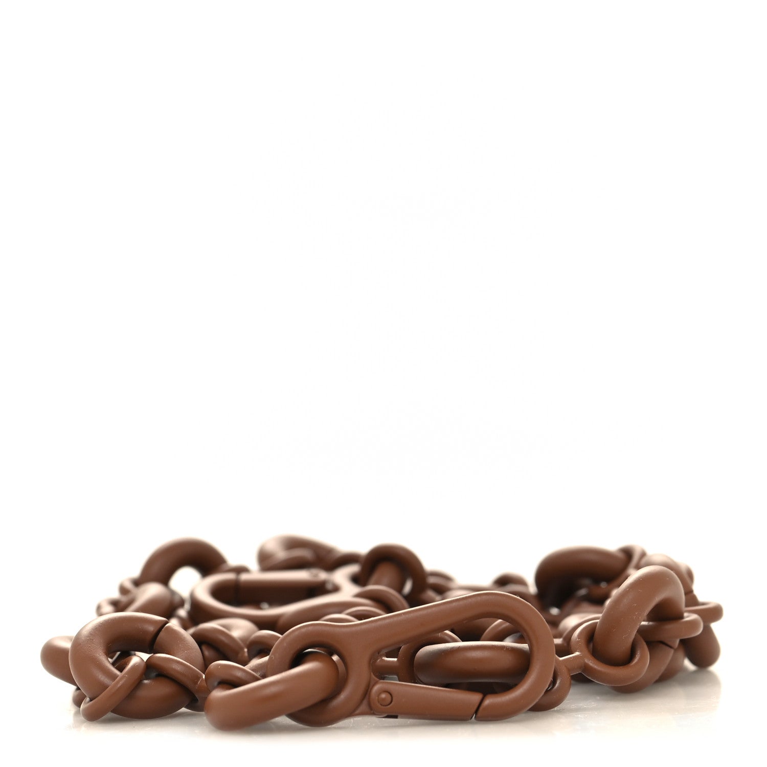 Loewe Brass Monochrome Donut Chain Shoulder Strap Pecan 1 of 5