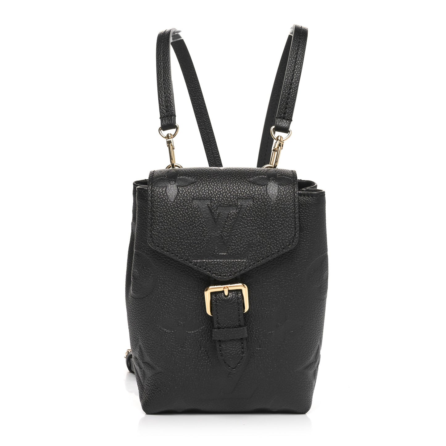 Empreinte Monogram Giant Tiny Backpack Black