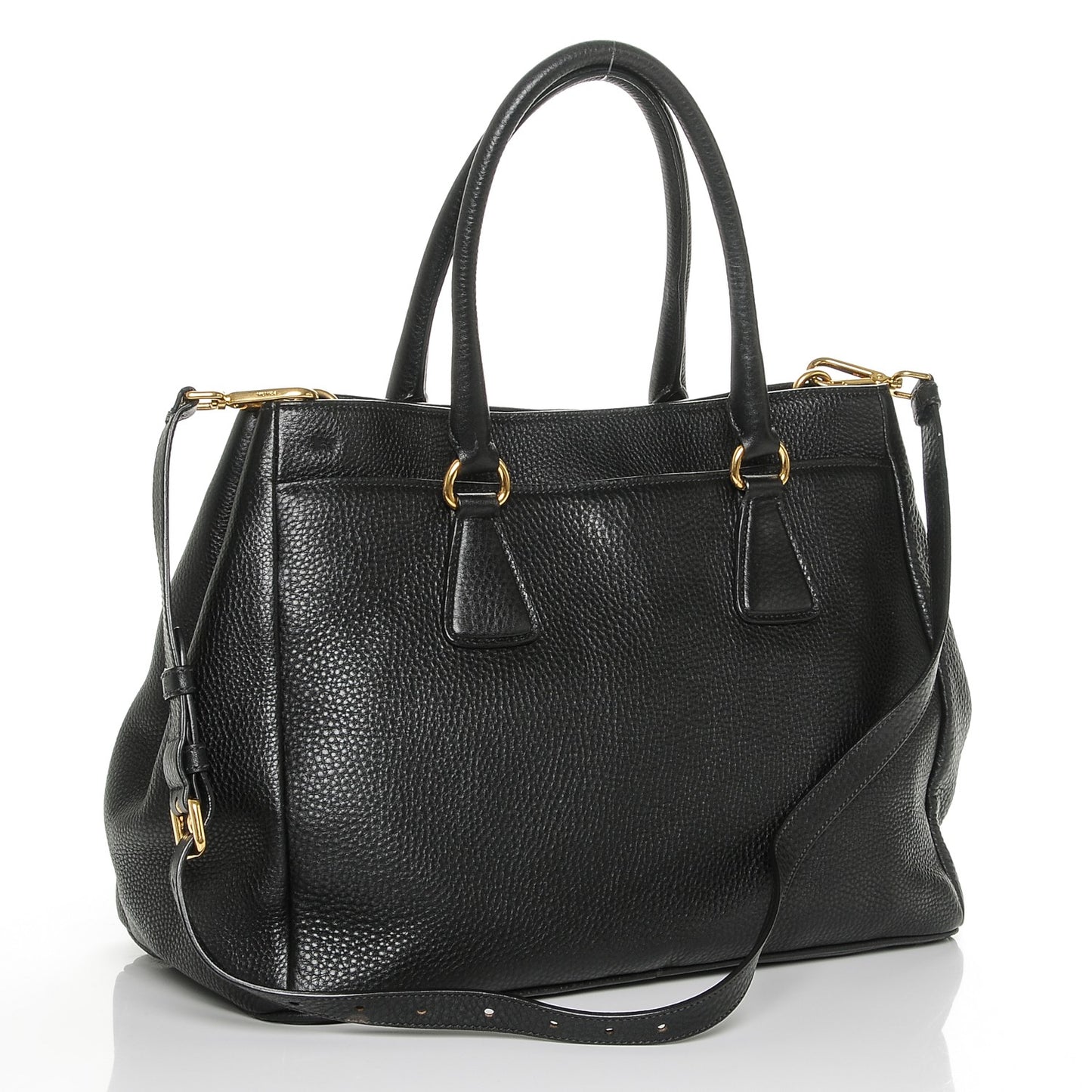 Vitello Daino Tote Nero Black