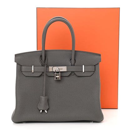 Hermes Togo Birkin 30 Etain 11 of 11