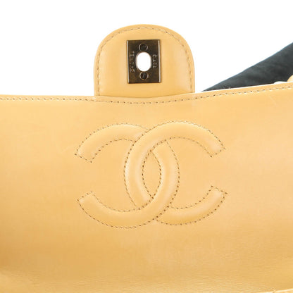 Chanel Lambskin Medium Bekko Chain Single Flap Beige 10 of 13