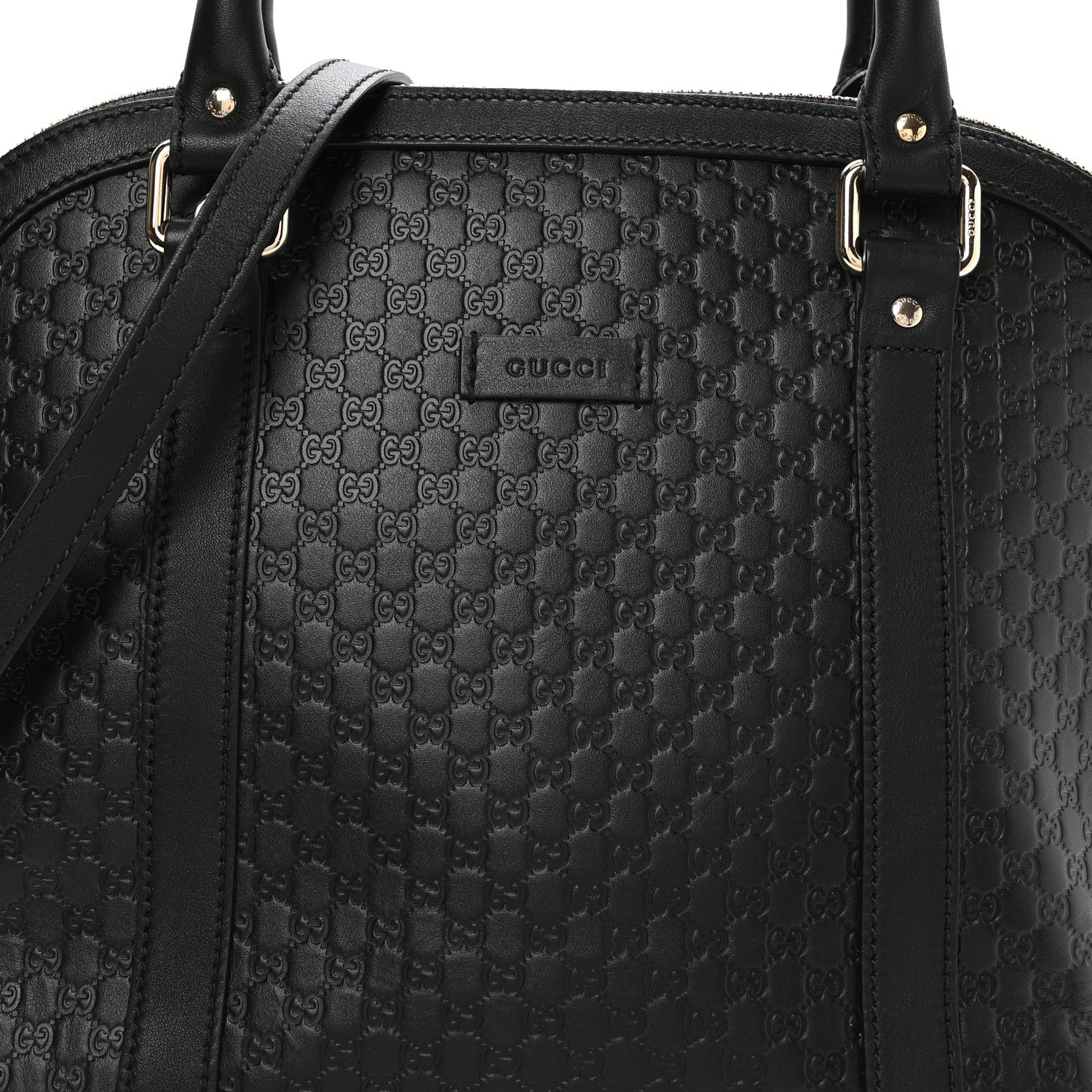 Gucci Microguccissima Medium Dome Bag Black 8 of 10