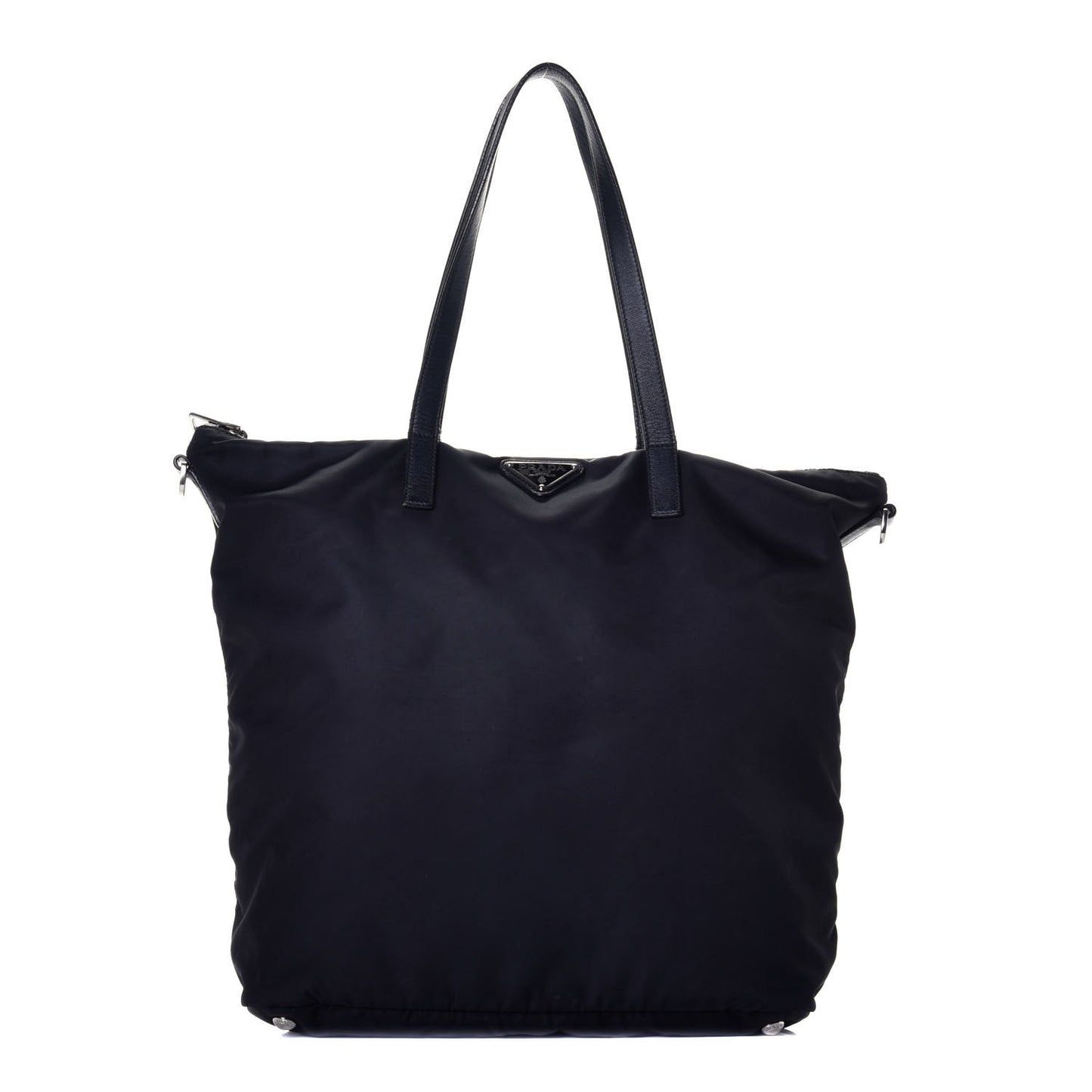 Tessuto Nylon Saffiano Tote Black