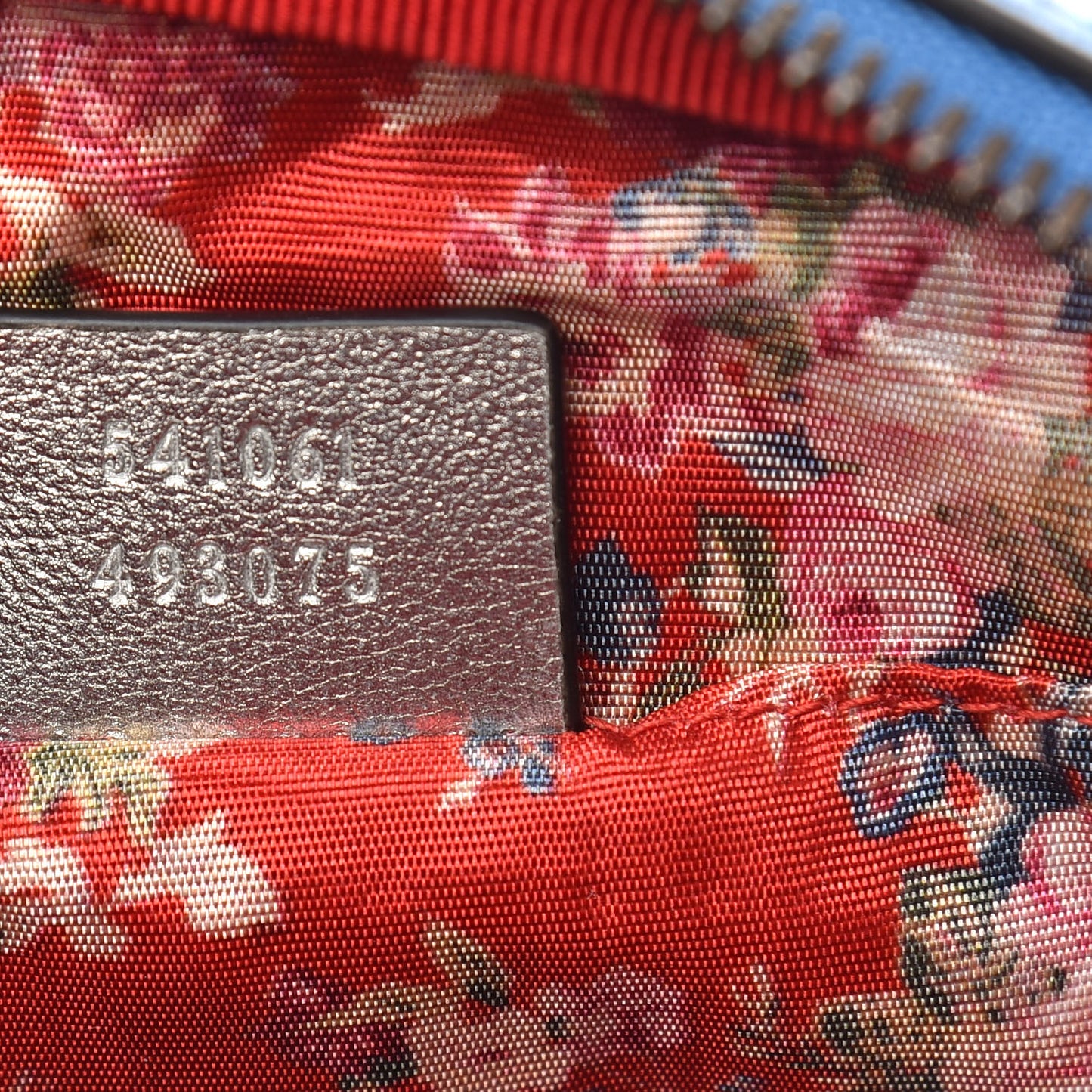 Laminated Nappa Trapuntata Small Zumi Shoulder Bag Rosso Marine Argento