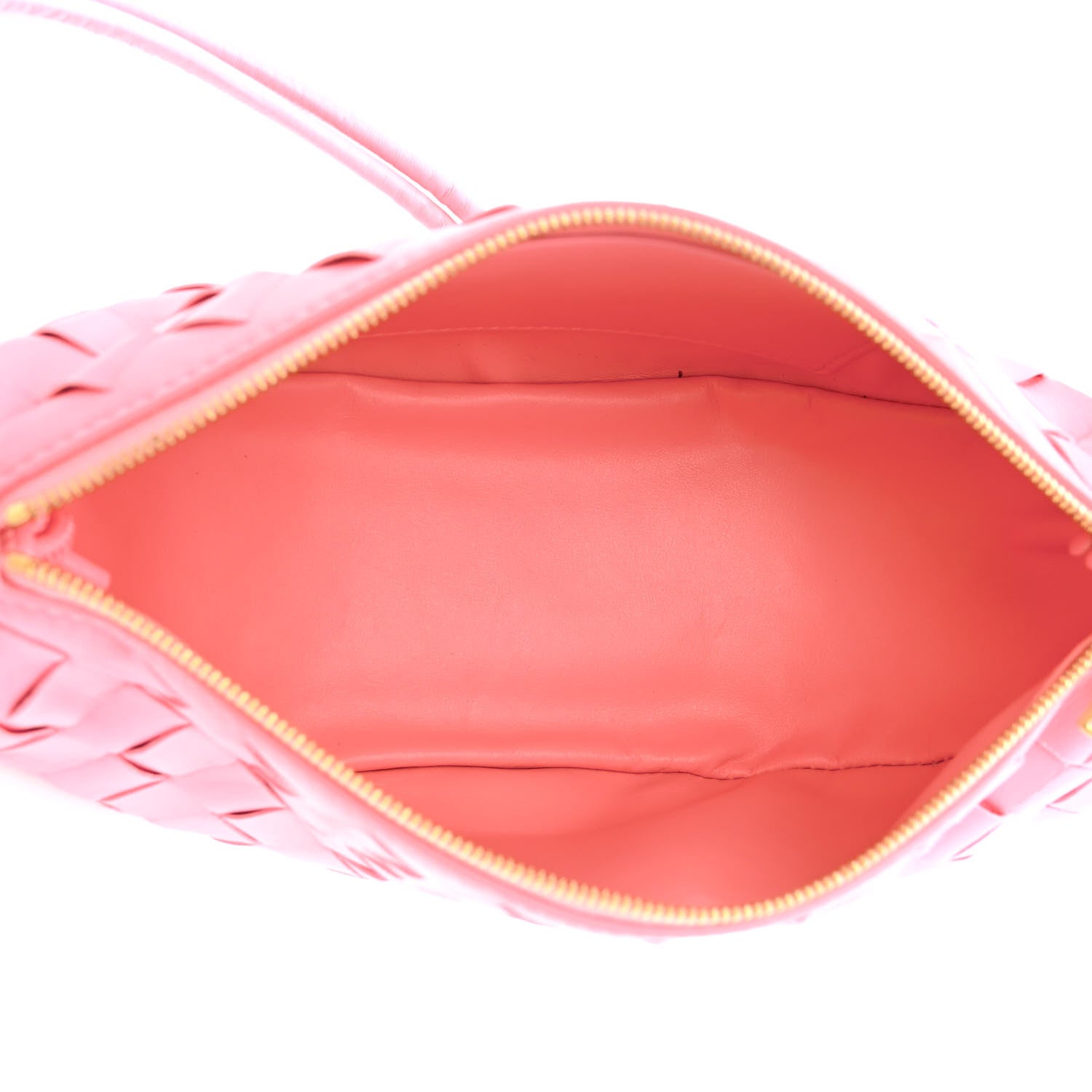 Bottega Veneta Nappa Intrecciato Half Moon Pouch On Strap Ribbon 5 of 9
