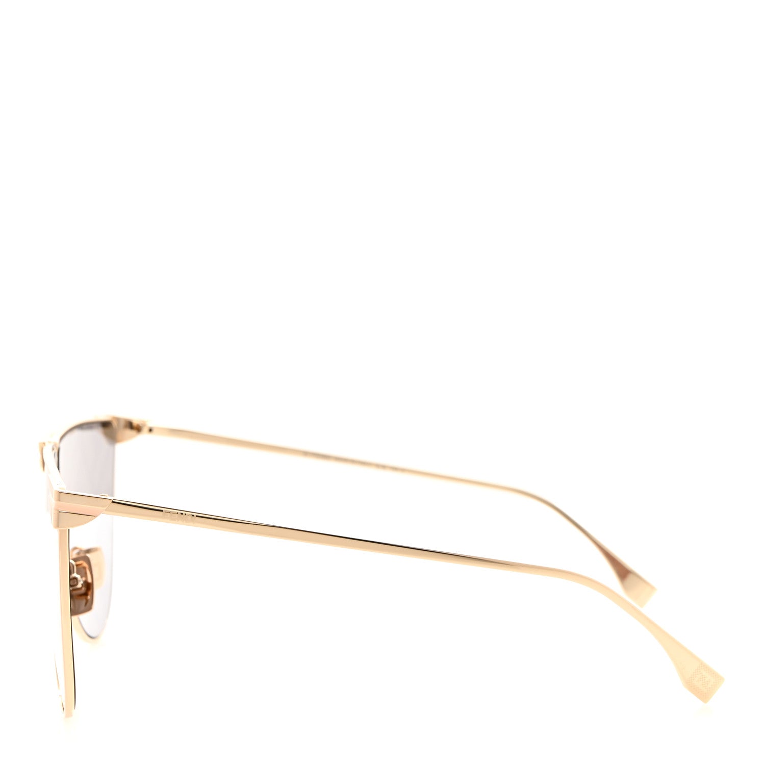 Fendi FF Fabulous 2.0 Shield Sunglasses FF 0467/S Gold 4 of 8