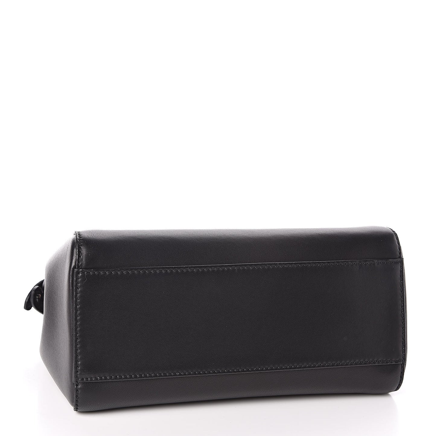 Nappa Colorblock Mini Peekaboo Iconic Satchel Black White Ecstasy