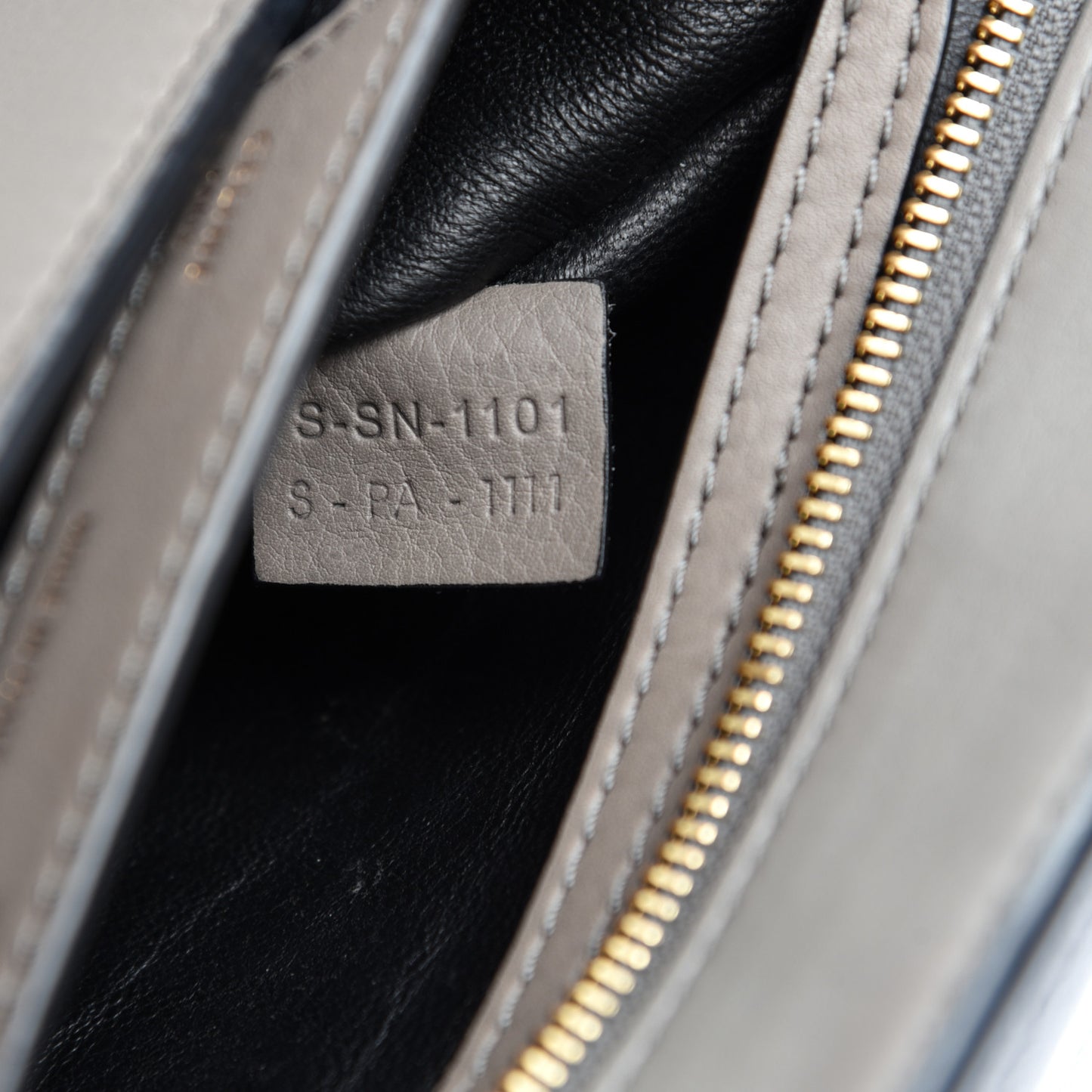 Drummed Calfskin Suede Medium Trapeze