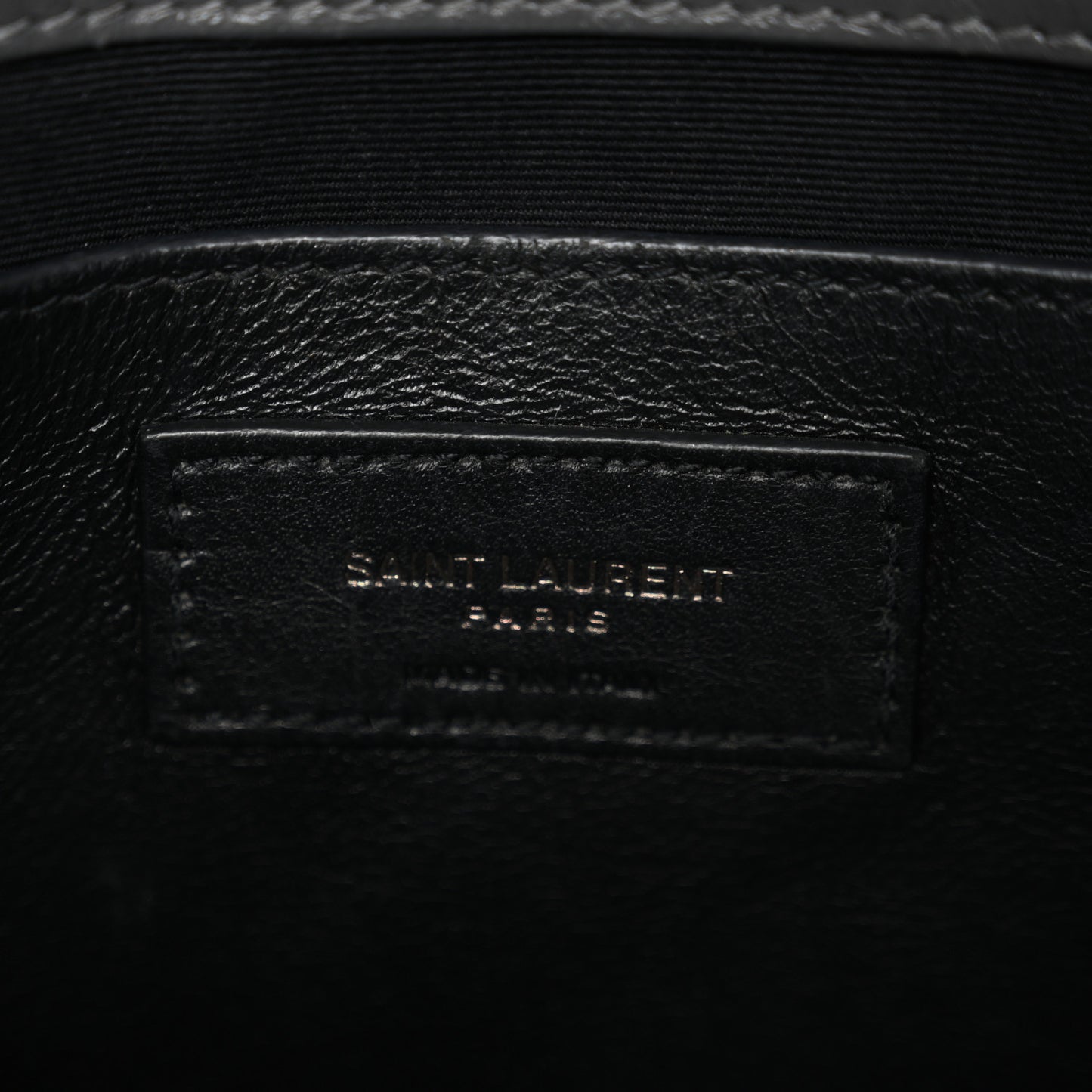 Crinkled Calfskin Matelasse Monogram Baby Niki Chain Satchel Storm